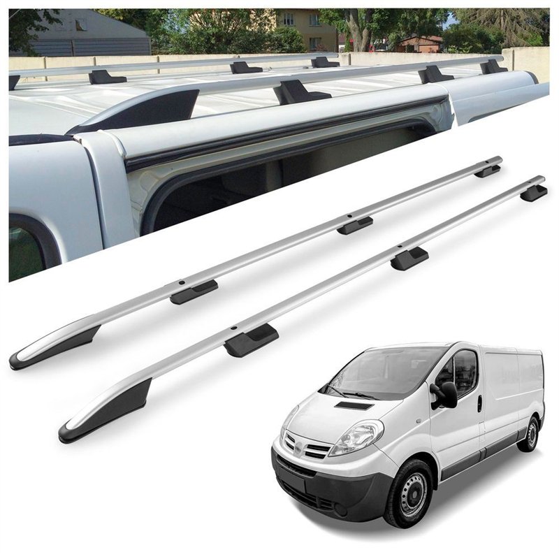 Relingi dachowe Nissan Primastar I F4/J4 L2 LWB 2002-2015 Aluminiu