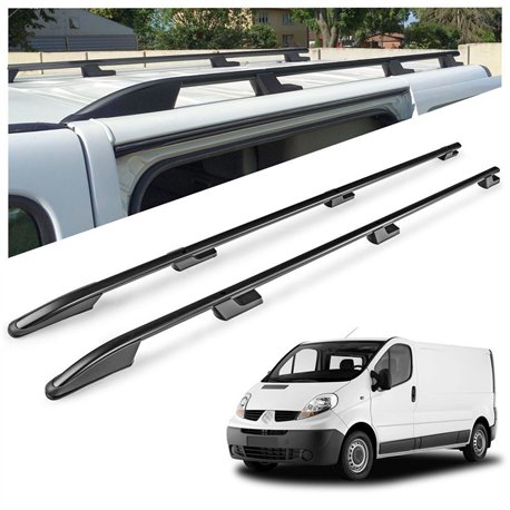 Relingi dachowe Renault Trafic II FL/JL L2 LWB 2001-2014 Aluminium