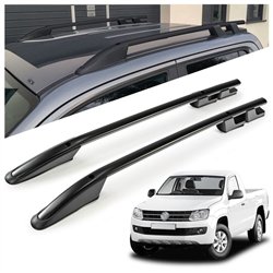 Roof rails for Volkswagen VW Amarok I 2H 4D 2010-2020 Sport Aluminum Plast