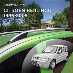 Relingi dachowe Citroen Berlingo I M49/M59 1996-2009 Aluminium pla