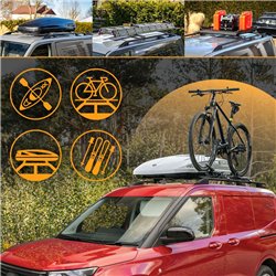 Roof rails for Mitsubishi L200 V KJ0T KJ/KK/KL 4D 2015-2022 Sport Aluminum