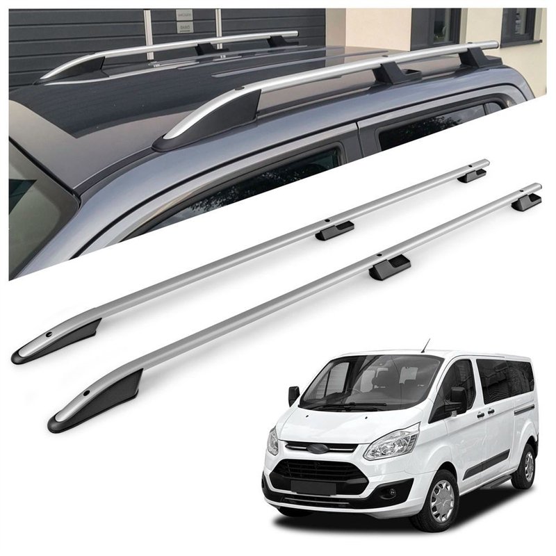 Roof rails for Ford Tourneo Custom I V362 L1 SWB 2012-2023 Sport Aluminum