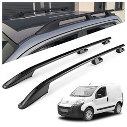 Roof rails for Citroen Nemo I A 225L 2008-2014 Sport Aluminum Plastic