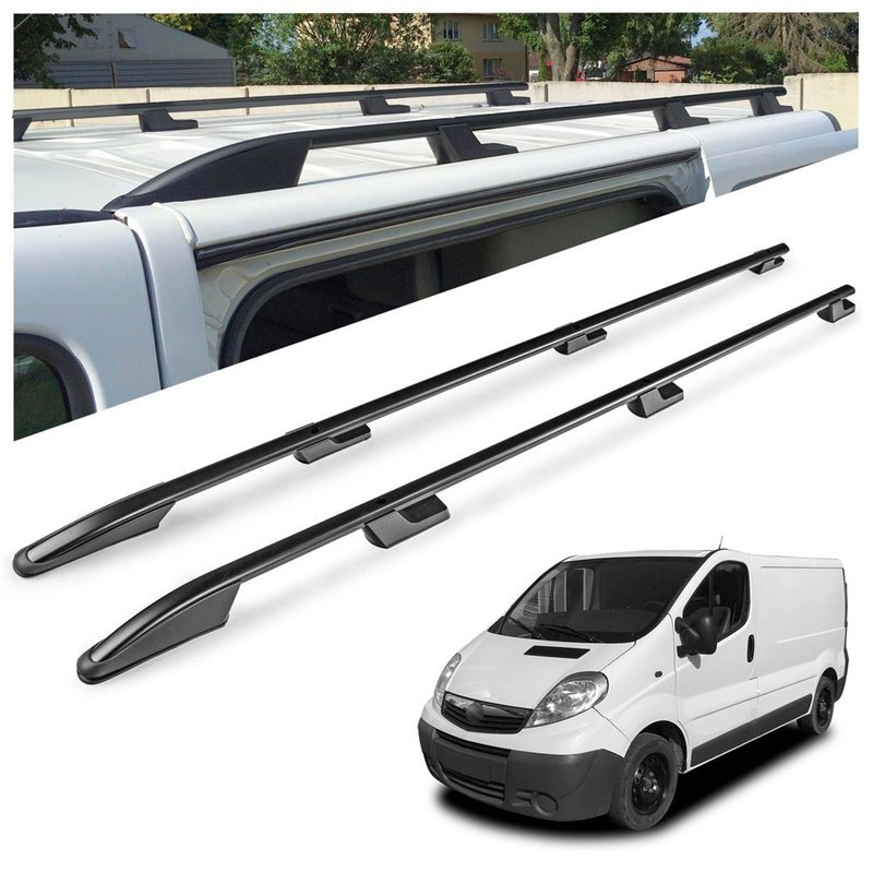 Relingi dachowe Opel Vivaro A X83 L2 LWB 2001-2014 Aluminium plast