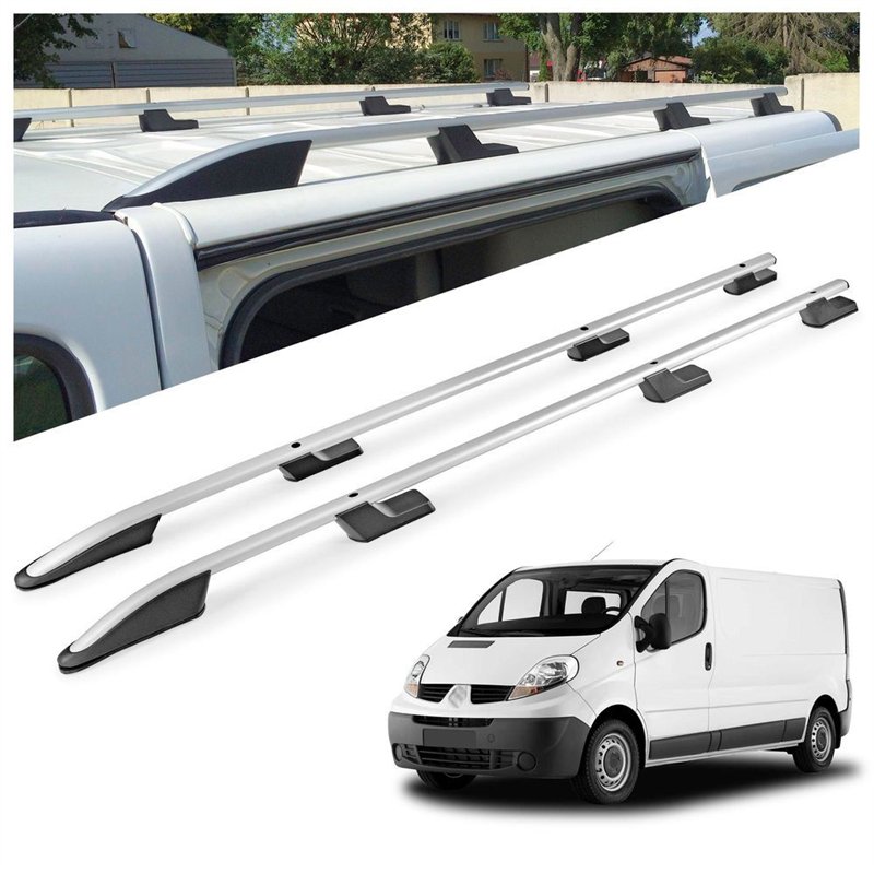 Relingi dachowe Renault Trafic II FL/JL L1 SWB 2001-2014 Aluminium