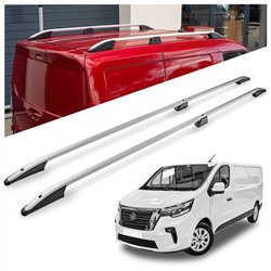 Roof rails for Nissan Primastar II X82 L2 LWB 2021- Elegance Aluminum Plas