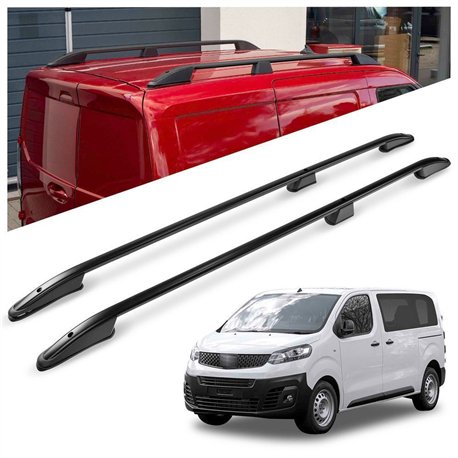 Roof rails for Fiat Ulysse III 507 L2 Standard 2022- Elegance Aluminum Pla