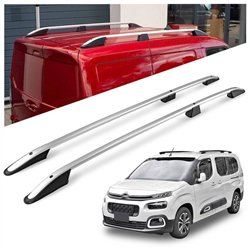 Roof rails for Citroen Berlingo III K9 L2 XL 2018- Elegance Aluminum Plast