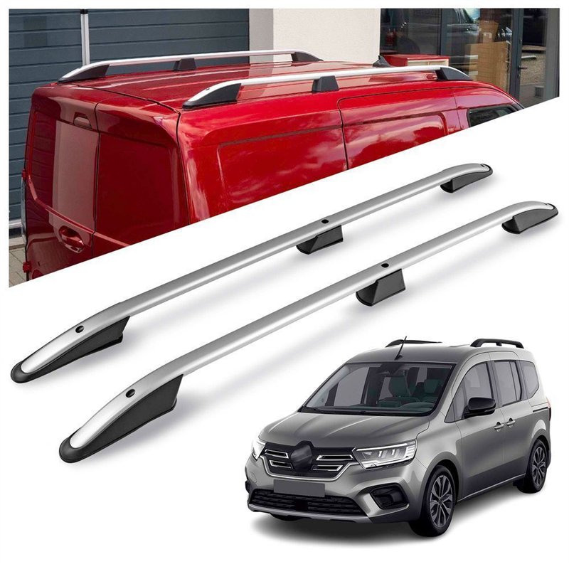 Roof rails for Renault Kangoo III RJK/FFK/XFK L1 2021- Elegance Aluminum P