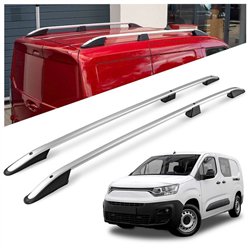 Roof rails for Fiat Doblo III 510/511 L2 Maxi 2022- Elegance Aluminum Plas