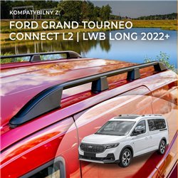 Relingi dachowe Ford Grand Tourneo Connect III Mk3 V761 L2 LWB 2022- Ele