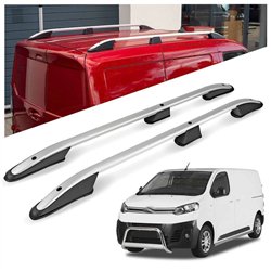 Roof rails for Citroen Jumpy III V 4D XS Compact 2016- Elegance Aluminum P