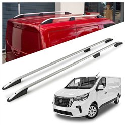 Roof rails for Nissan Primastar II X82 L1 SWB 2021- Elegance Aluminum Plas