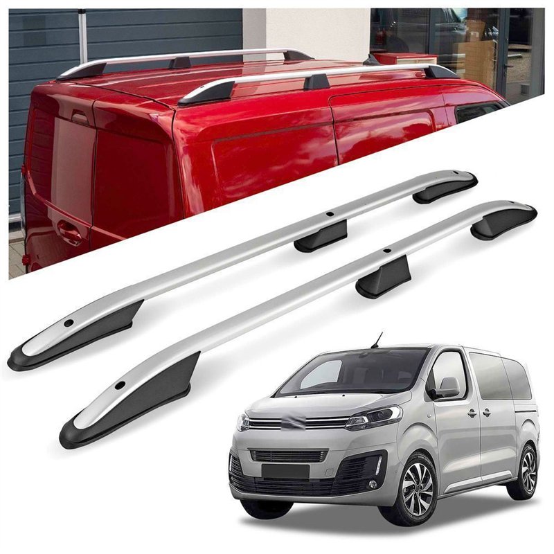 Roof rails for Citroen Spacetourer I V L1 XS 2016-2022 Elegance Aluminum P