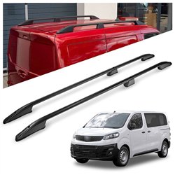 Roof rails for Fiat Ulysse III 507 L3 Maxi 2022- Elegance Aluminum Plastic