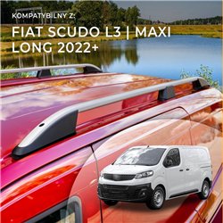 Relingi dachowe Fiat Scudo III 507 L3 Maxi 2022- Aluminium plas