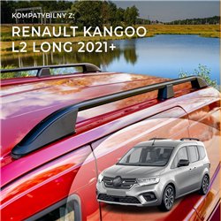 Relingi dachowe Renault Kangoo III RJK/FFK/XFK L2 2021- Alumini