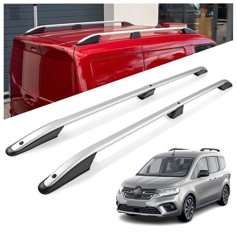 Roof rails for Renault Kangoo III RJK/FFK/XFK L2 2021- Elegance Aluminum P