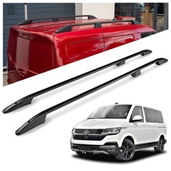 Roof rails for Volkswagen VW Caravelle T6.1 L1 SWB 2019-2023 Elegance Alum