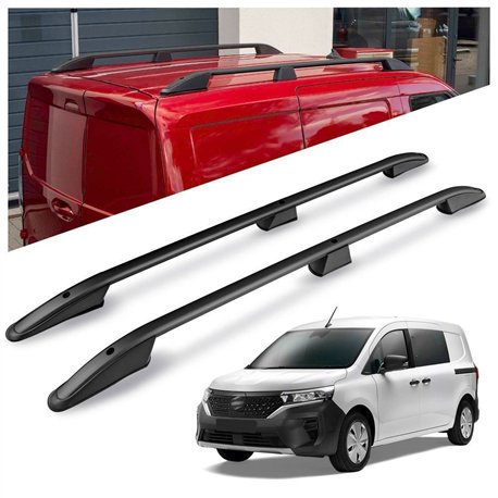 Roof rails for Nissan Townstar I NFK/XFK L1 Standard 2022- Elegance Alumin