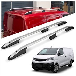 Roof rails for Opel Vivaro C L1 S 2019-2022 Elegance Aluminum Plastic