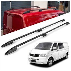 Roof rails for Volkswagen VW Transporter T5 L2 LWB 2003-2015 Elegance Alum
