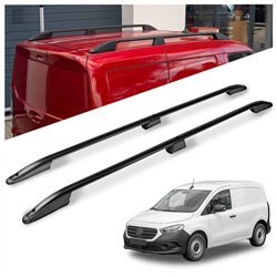 Roof rails for Mercedes Citan W420 L2 2021- Elegance Aluminum Plastic