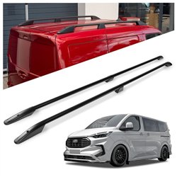 Roof rails for Ford Tourneo Custom II V710 L2 LWB 2023- Elegance Aluminum