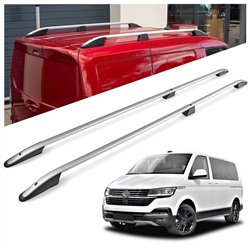 Roof rails for Volkswagen VW Caravelle T6.1 L2 LWB 2019-2023 Elegance Alum