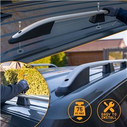 Relingi dachowe Land Rover Range Sport I L320 LS 2005-2013 Alum