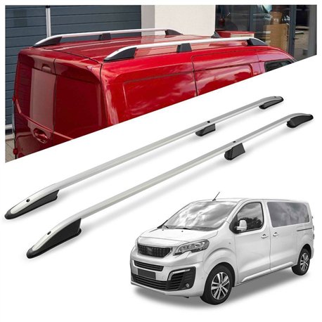 Relingi dachowe Peugeot Traveller I V L3 2016- Aluminium plasti