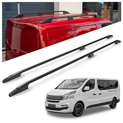 Roof rails for Fiat Talento II 296 X82 L2 LWB 2016-2021 Elegance Aluminum