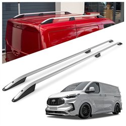 Roof rails for Ford Transit Custom II V710 L2 LWB 2023- Elegance Aluminum