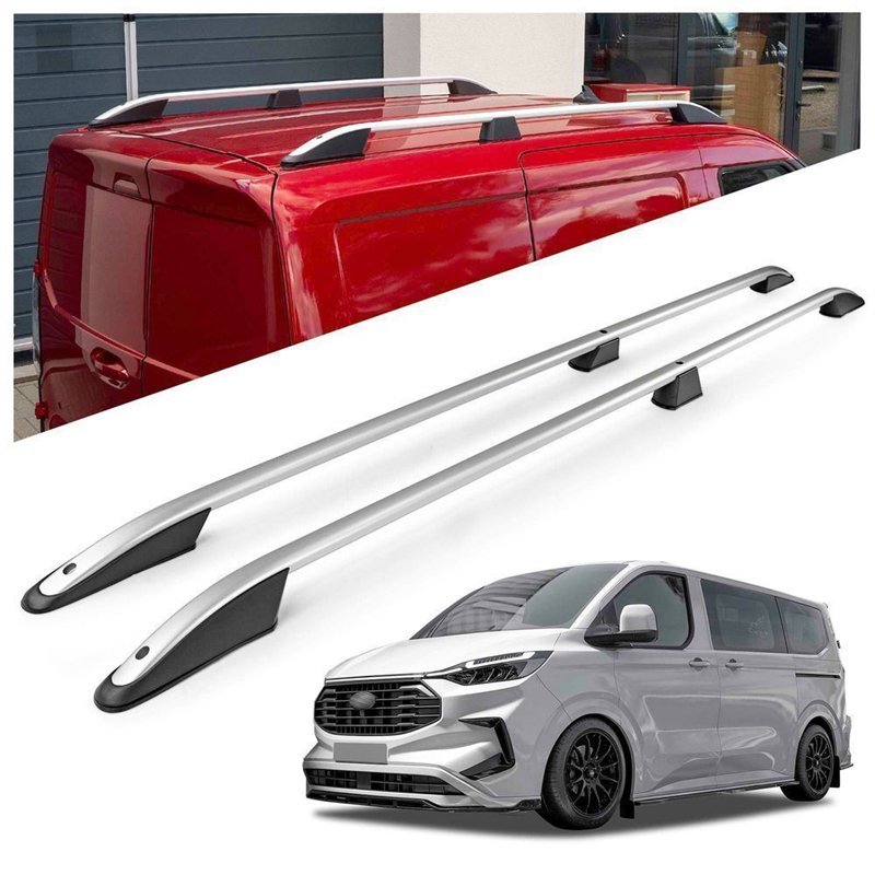 Roof rails for Ford Tourneo Custom II V710 L2 LWB 2023- Elegance Aluminum