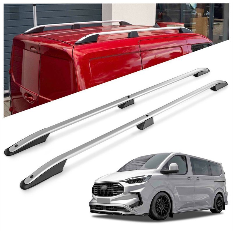 Roof rails for Ford Tourneo Custom II V710 L1 SWB 2023- Elegance Aluminum