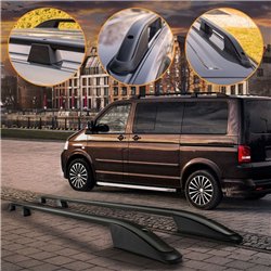 Roof rails for Nissan NV300 I X82 L2 LWB 2016-2021 Elegance Aluminum Plast