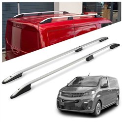 Roof rails for Opel Zafira Life I V L3 L 2019- Elegance Aluminum Plastic