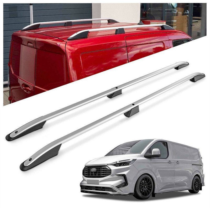 Roof rails for Ford Transit Custom II V710 L1 SWB 2023- Elegance Aluminum