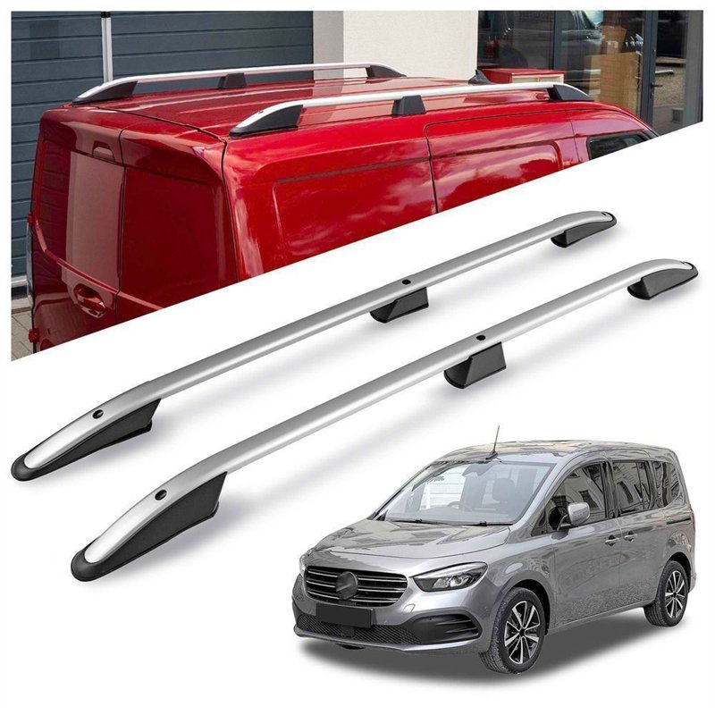 Roof rails for Mercedes T-Class W420 2022- Elegance Aluminum Plastic
