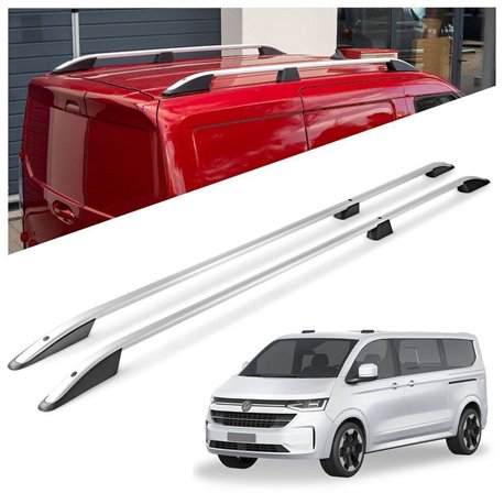 Roof rails for Volkswagen VW Caravelle T7 L1 SWB 2025- Elegance Aluminum P