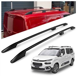 Roof rails for Citroen Berlingo III K9 L2 XL 2018- Elegance Aluminum Plast