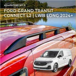 Relingi dachowe Ford Grand Transit Connect III Mk3 V761 L2 LWB 2024- Ele