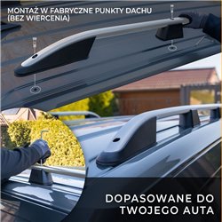 Roof rails for Ford Transit Connect II Mk2 V408 L1 SWB 2013-2024 Elegance