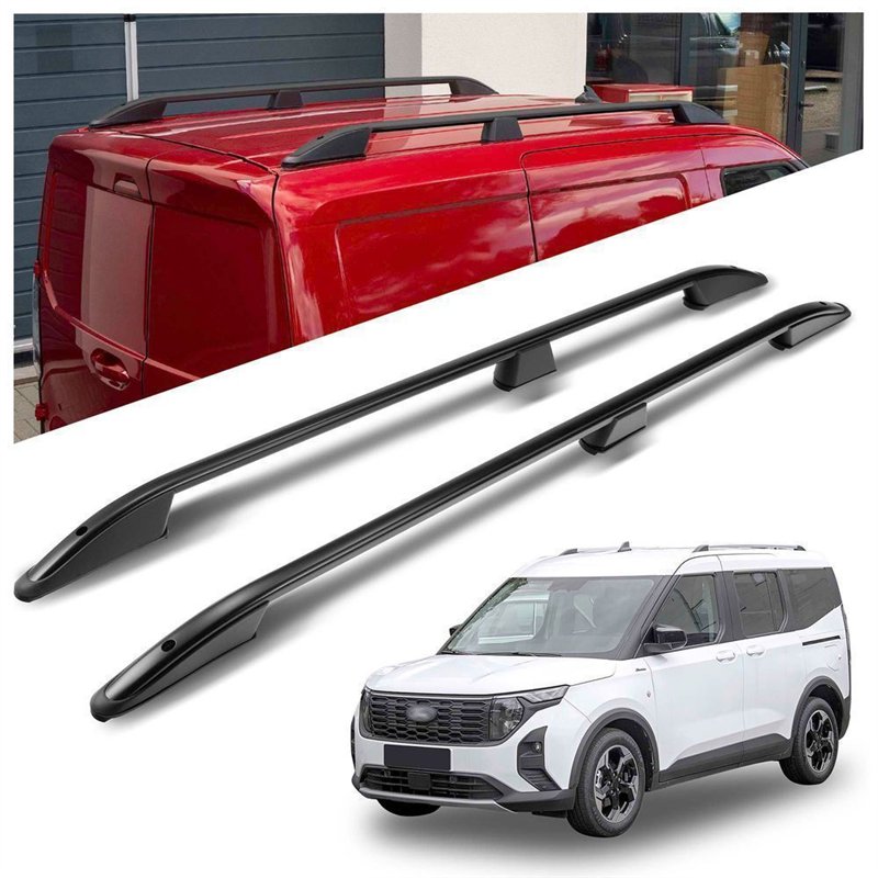 Roof rails for Ford Tourneo Courier II V769 2023- Elegance Aluminum Plasti
