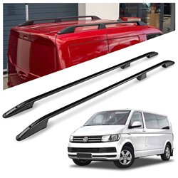 Roof rails for Volkswagen VW Caravelle T6 L1 SWB 2015-2019 Elegance Alumin