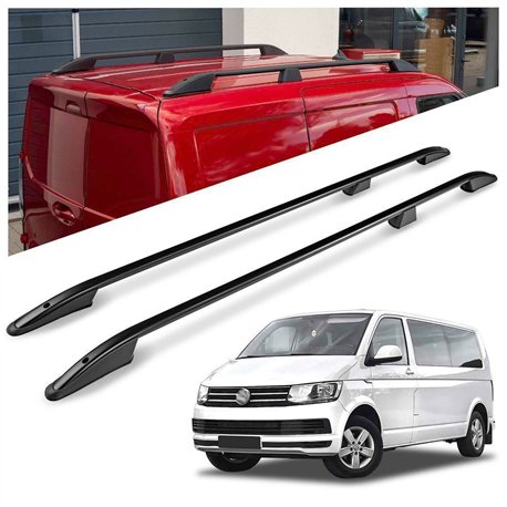 Roof rails for Volkswagen VW Caravelle T6 L1 SWB 2015-2019 Elegance Alumin