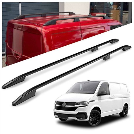Roof rails for Volkswagen VW Transporter T6.1 L1 SWB 2019-2023 Elegance Al