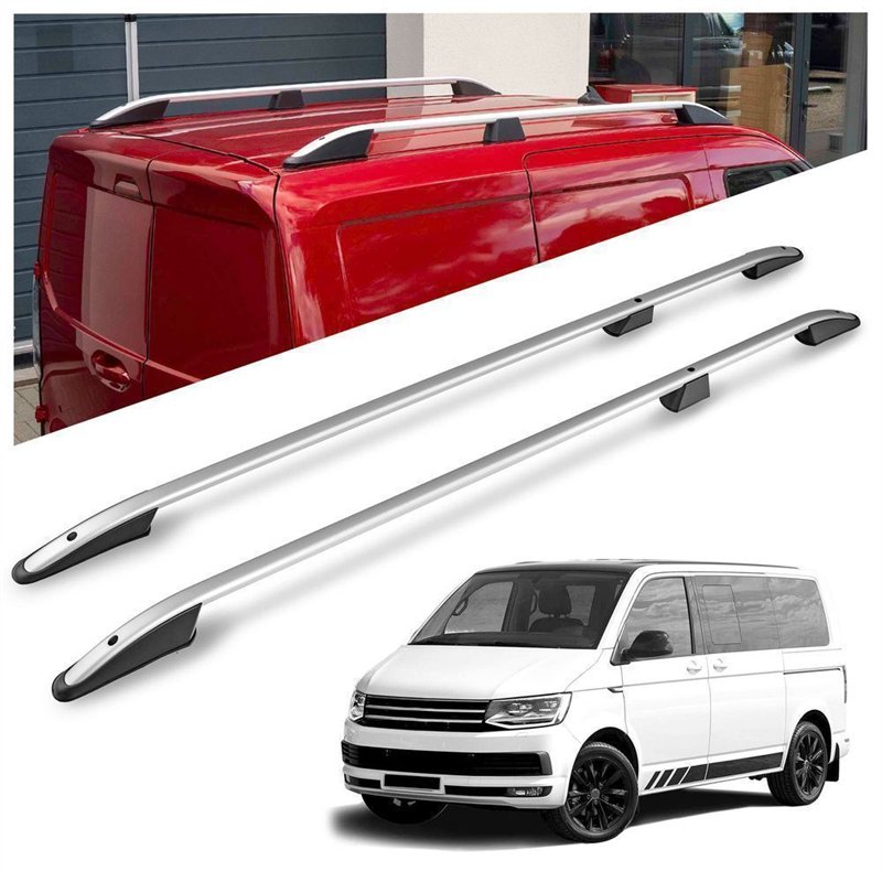 Relingi dachowe Volkswagen VW Multivan T6 L1 SWB 2015-2019 Alum