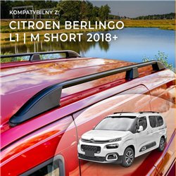 Relingi dachowe Citroen Berlingo III K9 L1 M 2018- Aluminium pl
