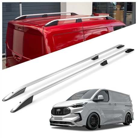 Roof rails for Ford Transit Custom II V710 L1 SWB 2023- Elegance Aluminum